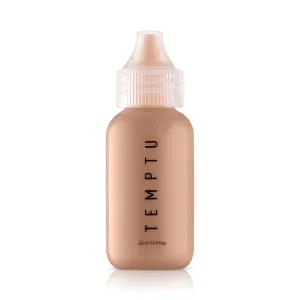TEMPTU S/B Silicone-Based Airbrush Foundation: Professional Long-Wear Liquid Makeup, Sheer To Full Coverage For A Hydrated, Healthy-Looking Glow & Luminous, Dewy Finish On All Skin Types, 007 Golden Honey, 1 Fl Oz