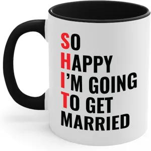 The Next Sarcastic Bachelor Party Stag Groomsmen Getaway Wedding Coffee Mug For Men Women(Black & White, 11oz)