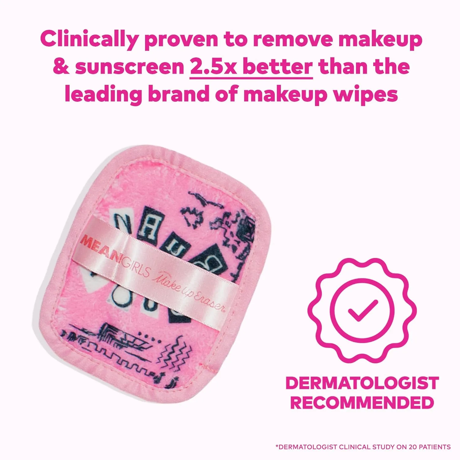 The Original MakeUp Eraser, 7-Day Set, Erase All Makeup With Just Water, Including Waterproof Mascara, Eyeliner, Foundation, Lipstick, Sunscreen, and More!, 7ct.