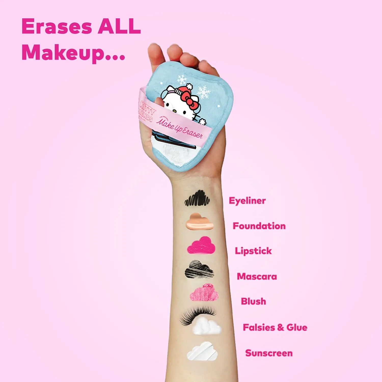 The Original MakeUp Eraser, 7-Day Set, Erase All Makeup With Just Water, Including Waterproof Mascara, Eyeliner, Foundation, Lipstick, Sunscreen, and More!, 7ct.