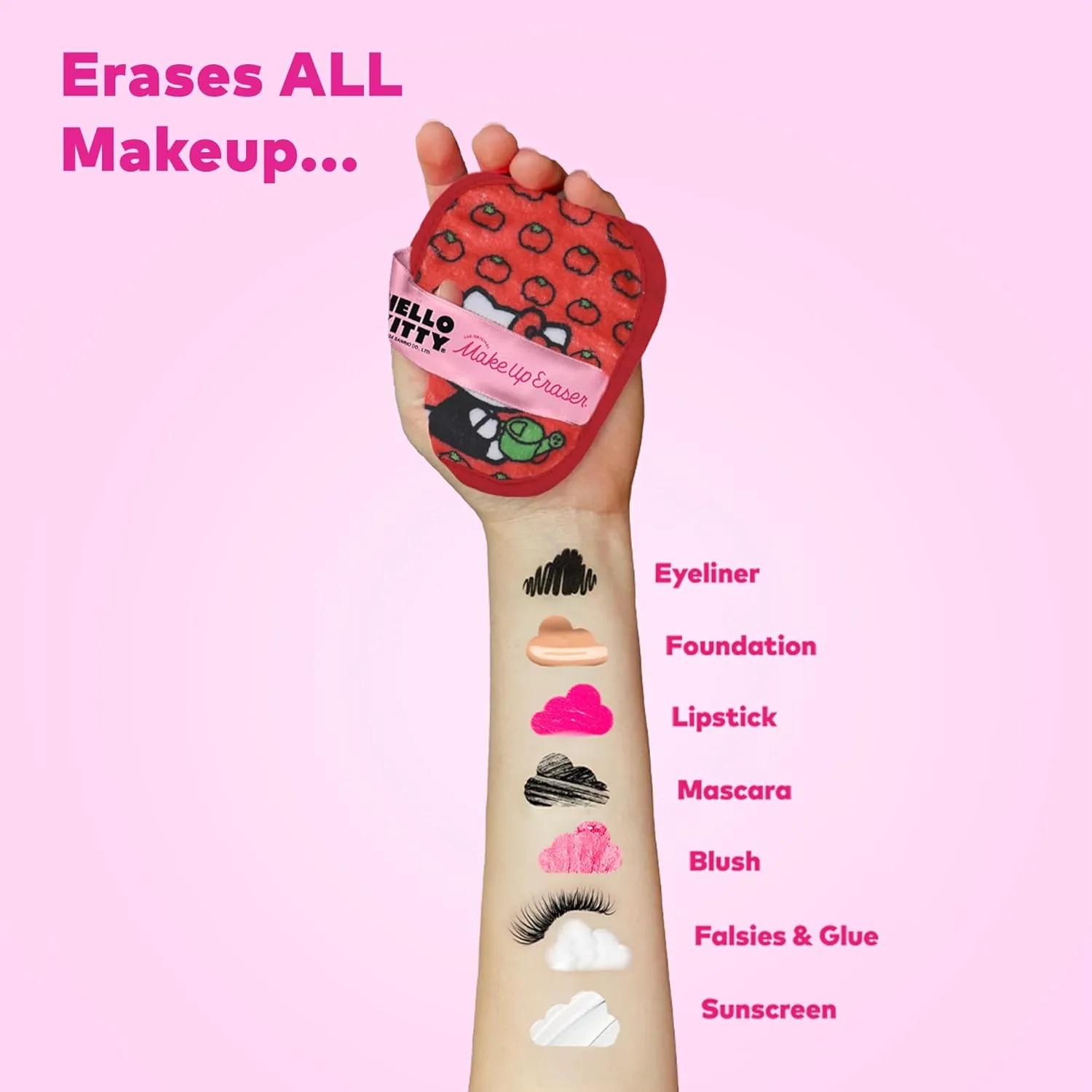 The Original MakeUp Eraser, 7-Day Set, Erase All Makeup With Just Water, Including Waterproof Mascara, Eyeliner, Foundation, Lipstick, Sunscreen, and More!, 7ct.
