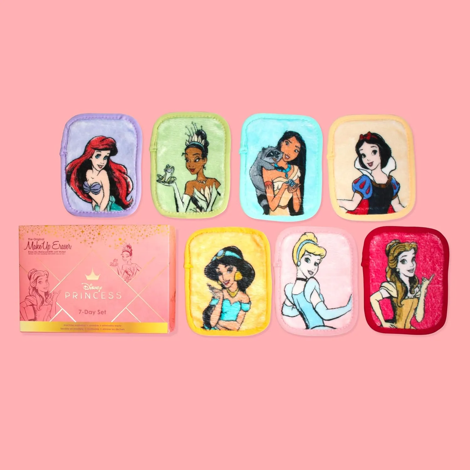 The Original MakeUp Eraser, 7-Day Set, Erase All Makeup With Just Water, Including Waterproof Mascara, Eyeliner, Foundation, Lipstick, Sunscreen, and More!, 7ct.