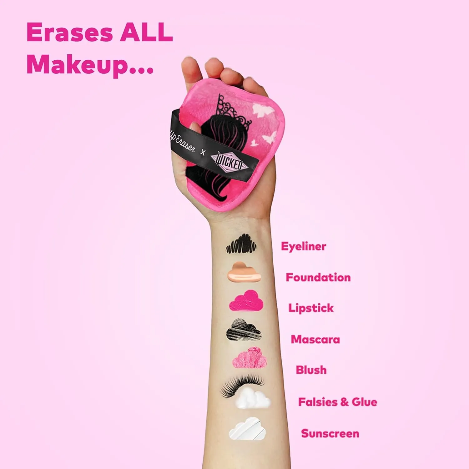 The Original MakeUp Eraser, 7-Day Set, Erase All Makeup With Just Water, Including Waterproof Mascara, Eyeliner, Foundation, Lipstick, Sunscreen, and More!, 7ct.
