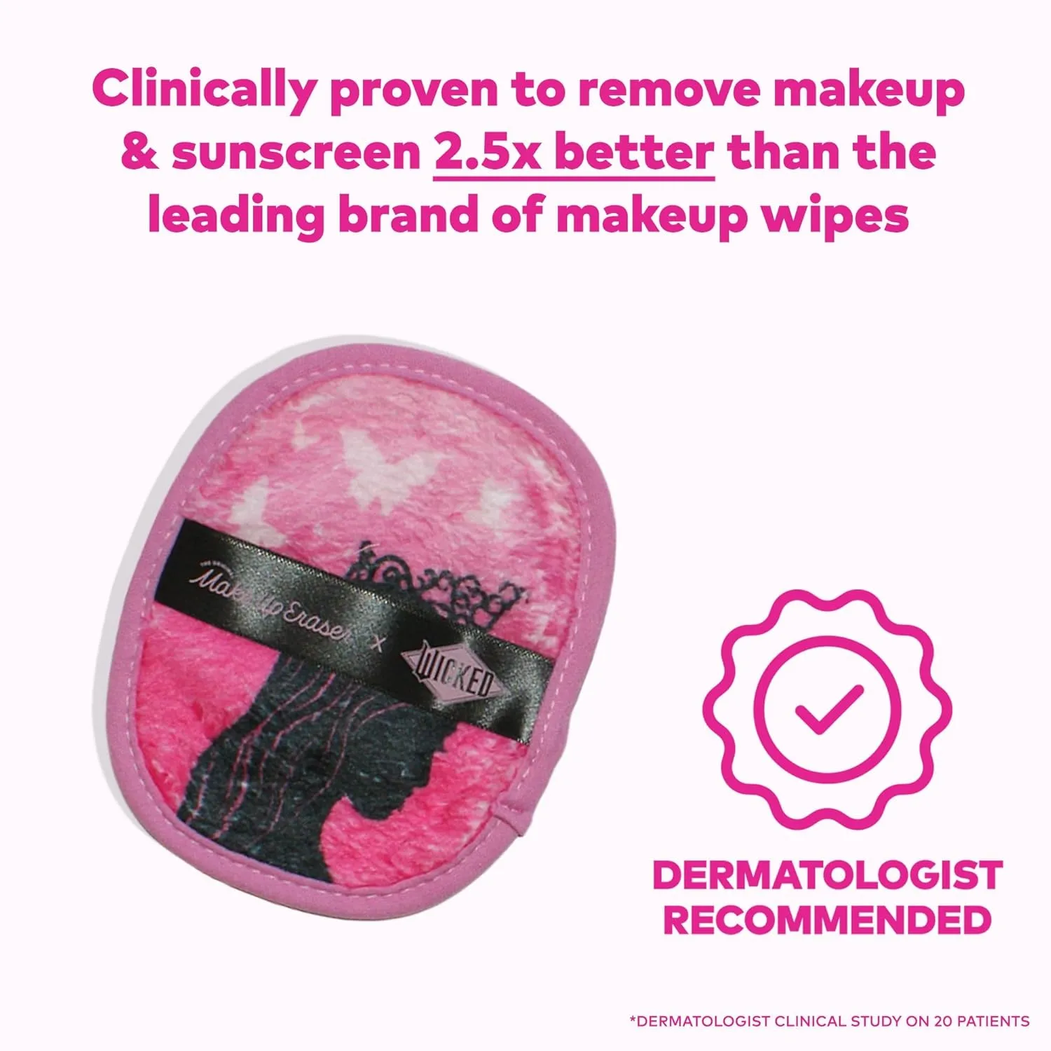 The Original MakeUp Eraser, 7-Day Set, Erase All Makeup With Just Water, Including Waterproof Mascara, Eyeliner, Foundation, Lipstick, Sunscreen, and More!, 7ct.