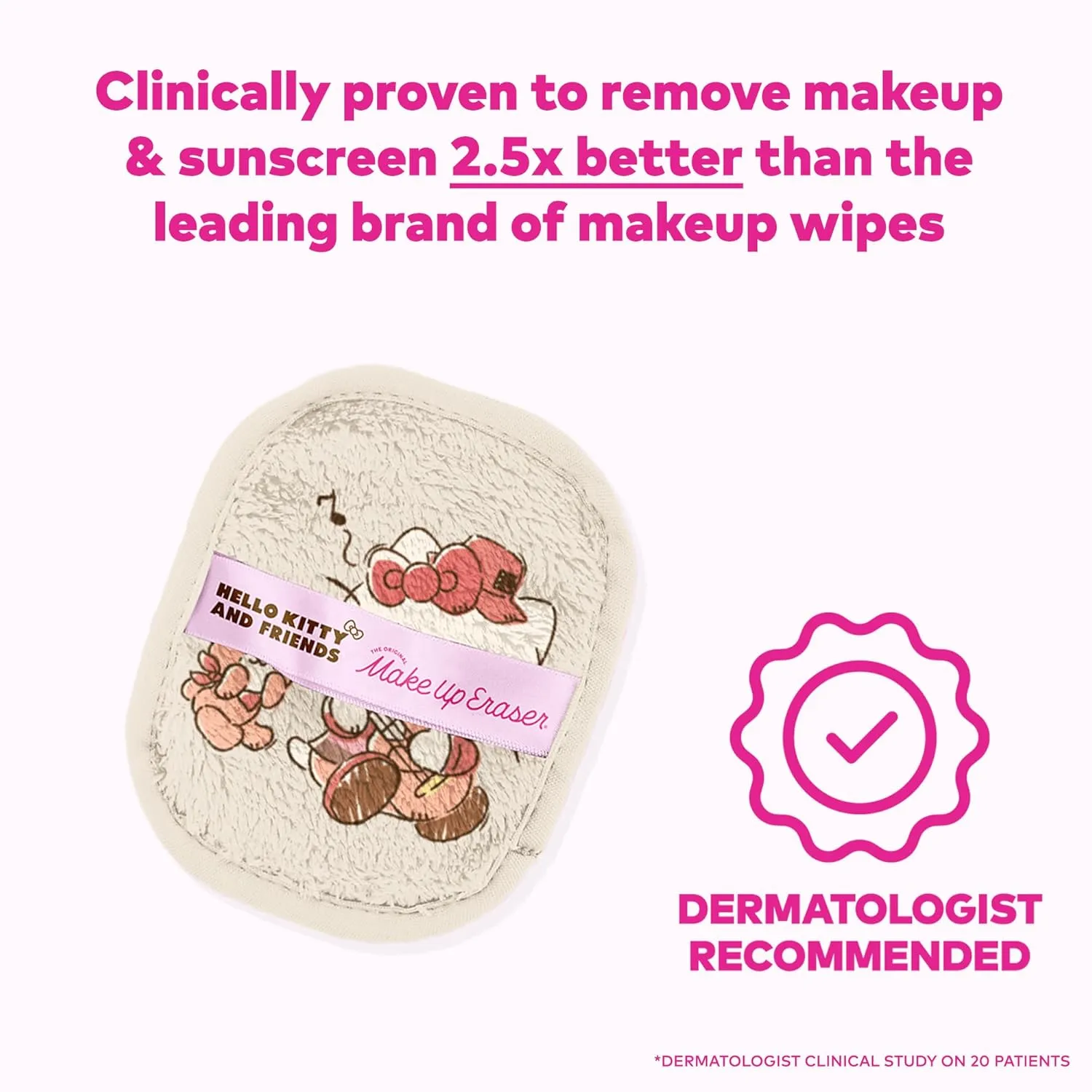 The Original MakeUp Eraser, 7-Day Set, Erase All Makeup With Just Water, Including Waterproof Mascara, Eyeliner, Foundation, Lipstick, Sunscreen, and More!, 7ct.