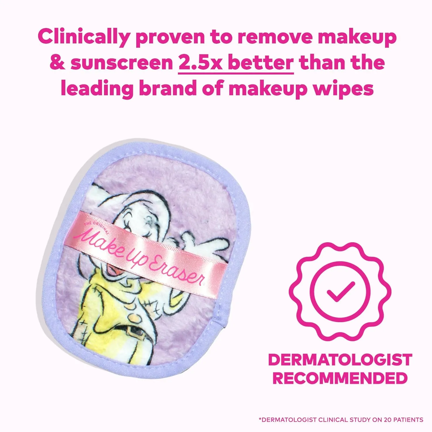 The Original MakeUp Eraser, 7-Day Set, Erase All Makeup With Just Water, Including Waterproof Mascara, Eyeliner, Foundation, Lipstick, Sunscreen, and More!, 7ct.