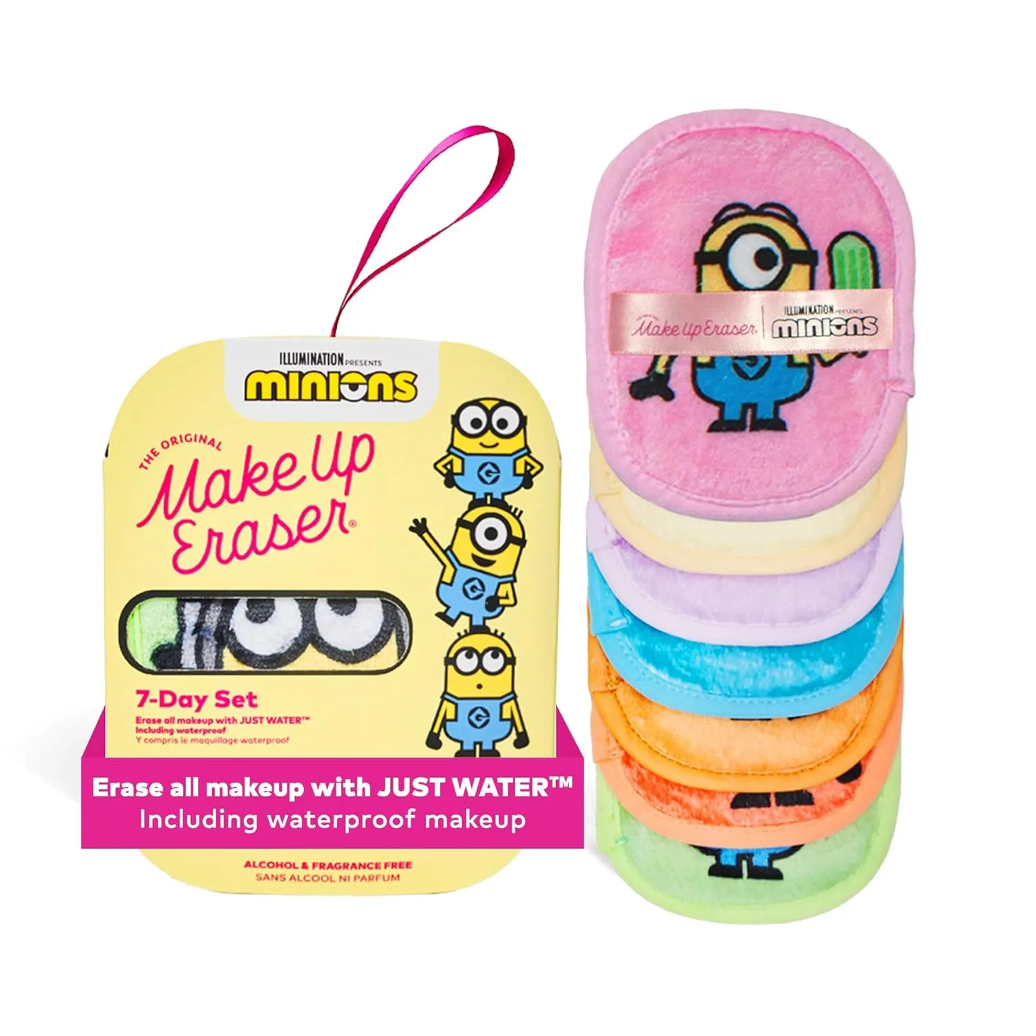 The Original MakeUp Eraser, 7-Day Set, Erase All Makeup With Just Water, Including Waterproof Mascara, Eyeliner, Foundation, Lipstick, Sunscreen, and More!, 7ct.