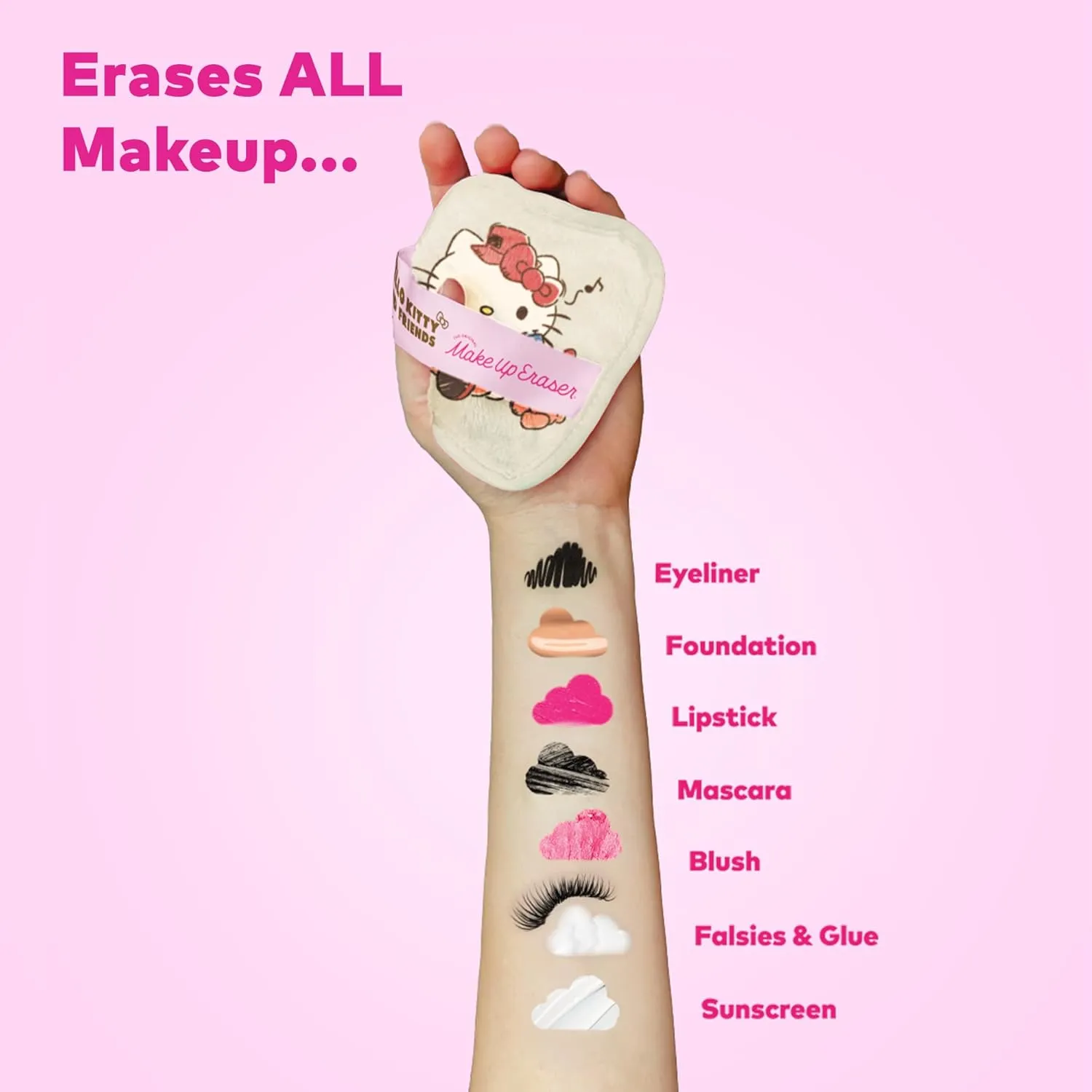 The Original MakeUp Eraser, 7-Day Set, Erase All Makeup With Just Water, Including Waterproof Mascara, Eyeliner, Foundation, Lipstick, Sunscreen, and More!, 7ct.