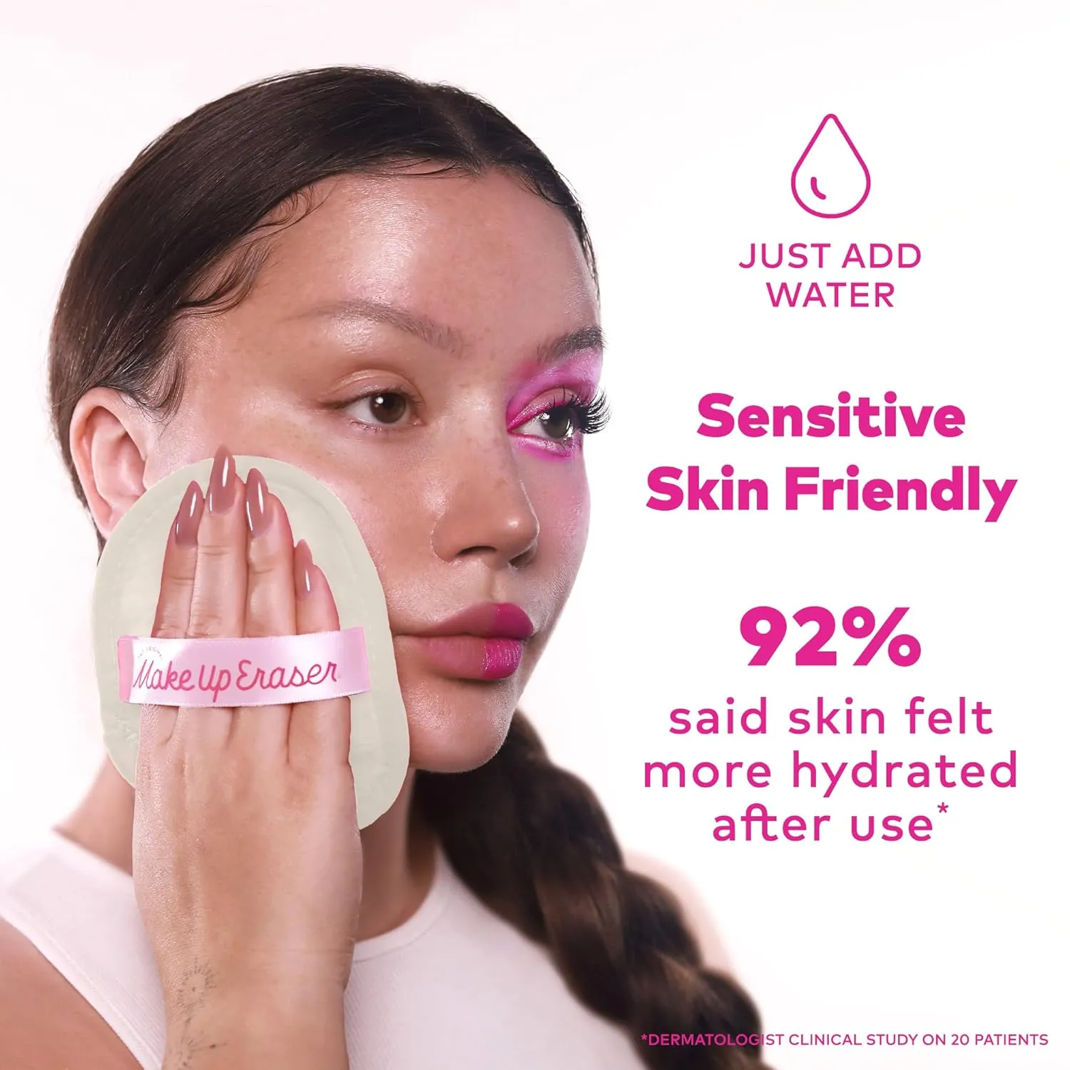 The Original MakeUp Eraser, 7-Day Set, Erase All Makeup With Just Water, Including Waterproof Mascara, Eyeliner, Foundation, Lipstick, Sunscreen, and More!, 7ct.