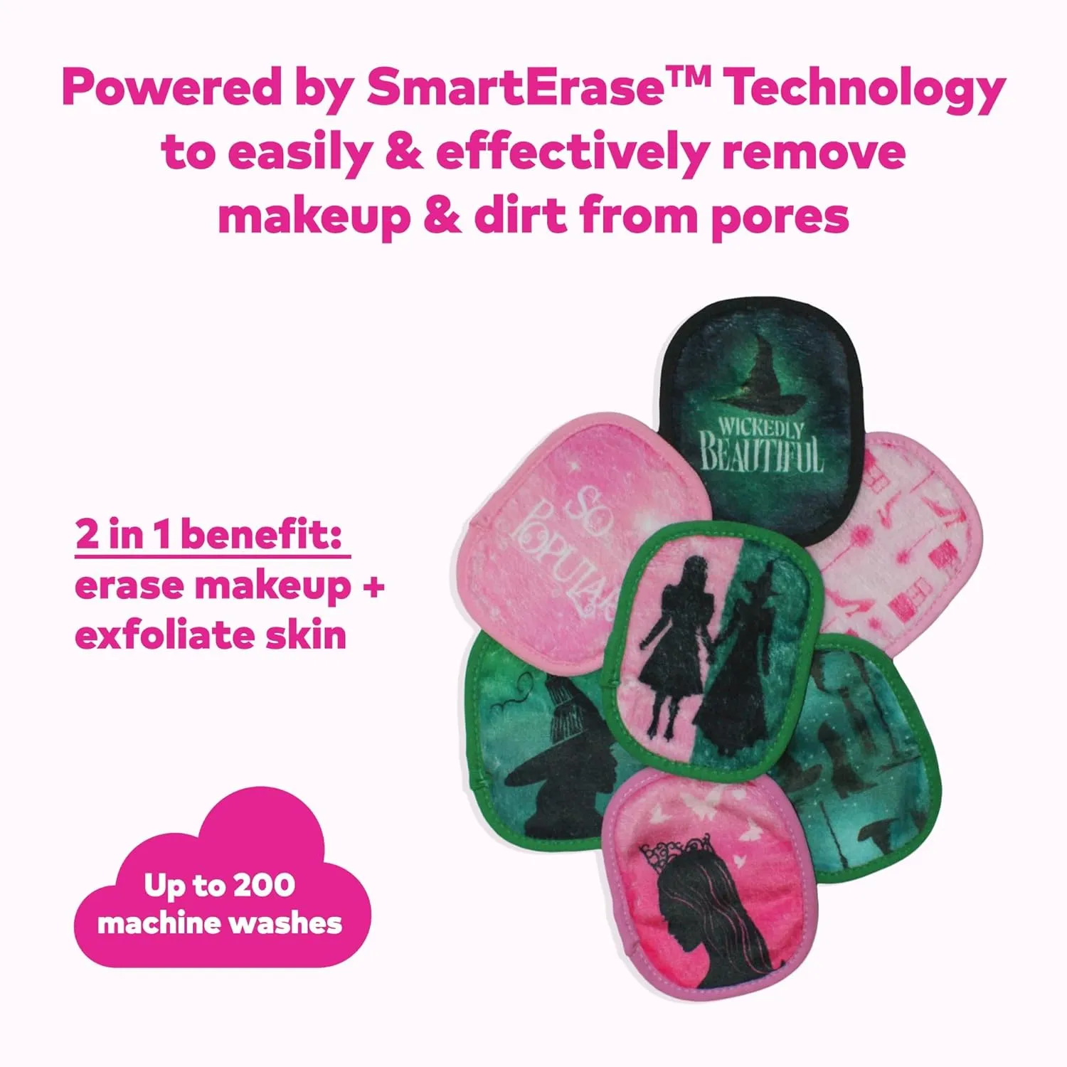 The Original MakeUp Eraser, 7-Day Set, Erase All Makeup With Just Water, Including Waterproof Mascara, Eyeliner, Foundation, Lipstick, Sunscreen, and More!, 7ct.
