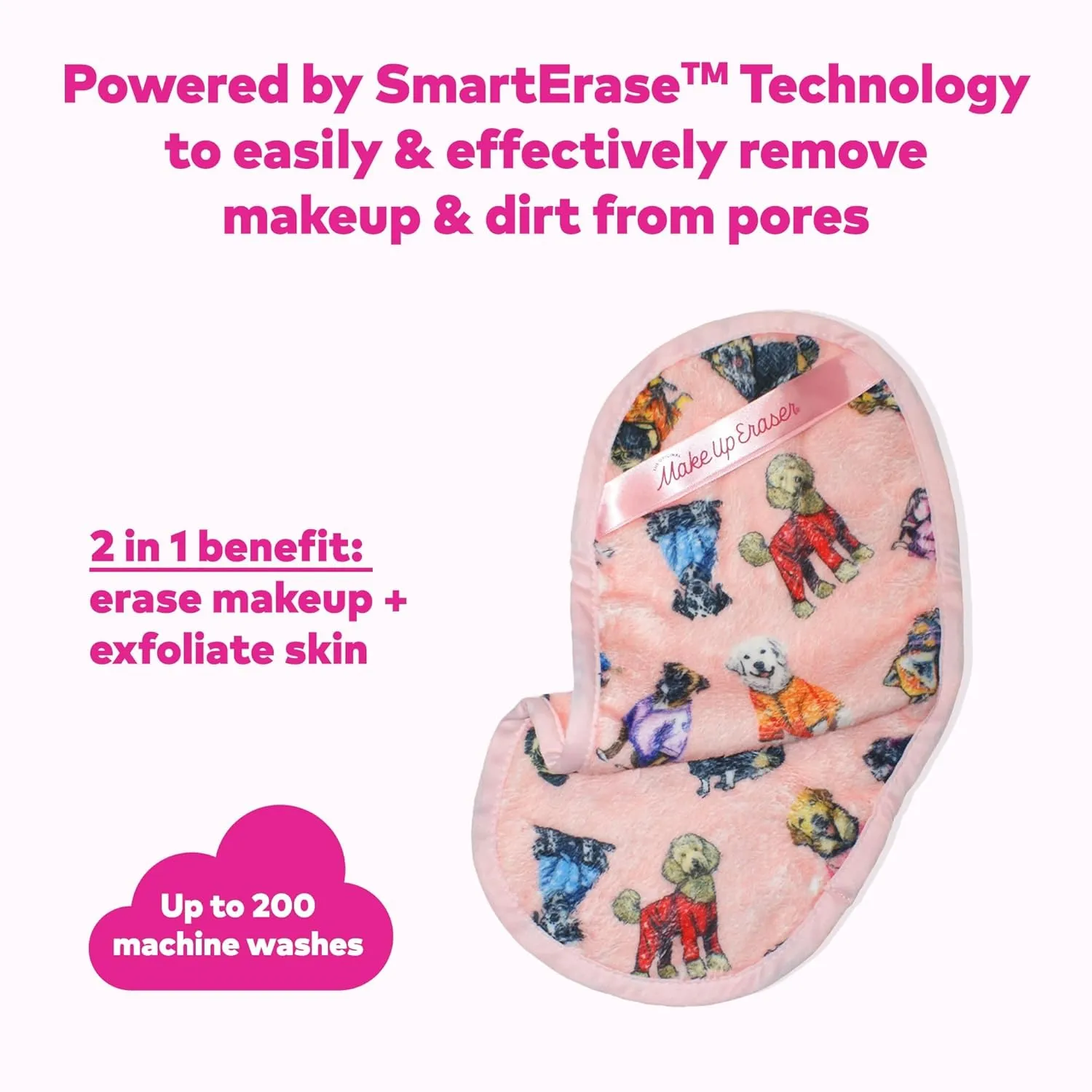 The Original MakeUp Eraser PRO, Effortlessly Remove All Makeup Using Only Water, Including Waterproof Mascara, Eyeliner, Foundation, Lipstick, Sunscreen