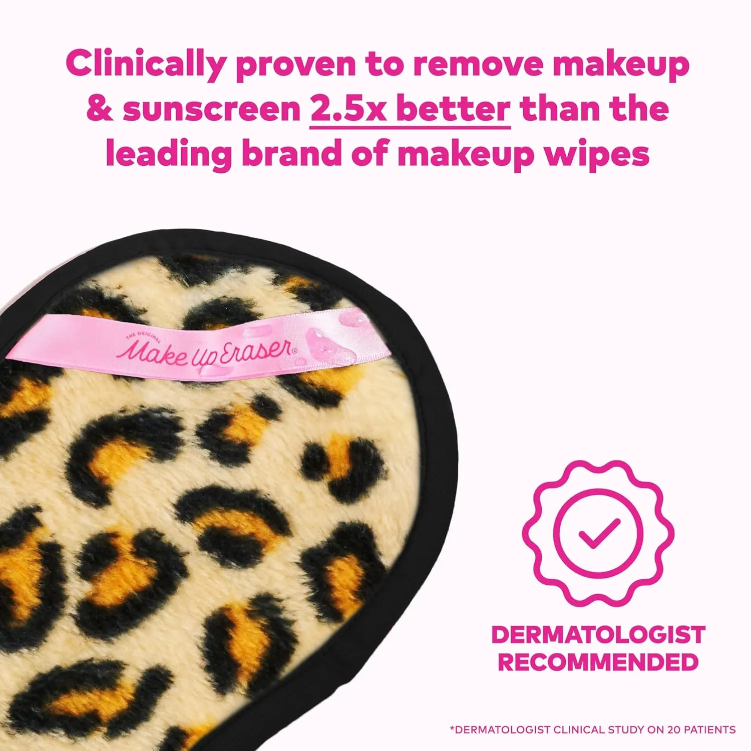 The Original MakeUp Eraser PRO, Effortlessly Remove All Makeup Using Only Water, Including Waterproof Mascara, Eyeliner, Foundation, Lipstick, Sunscreen