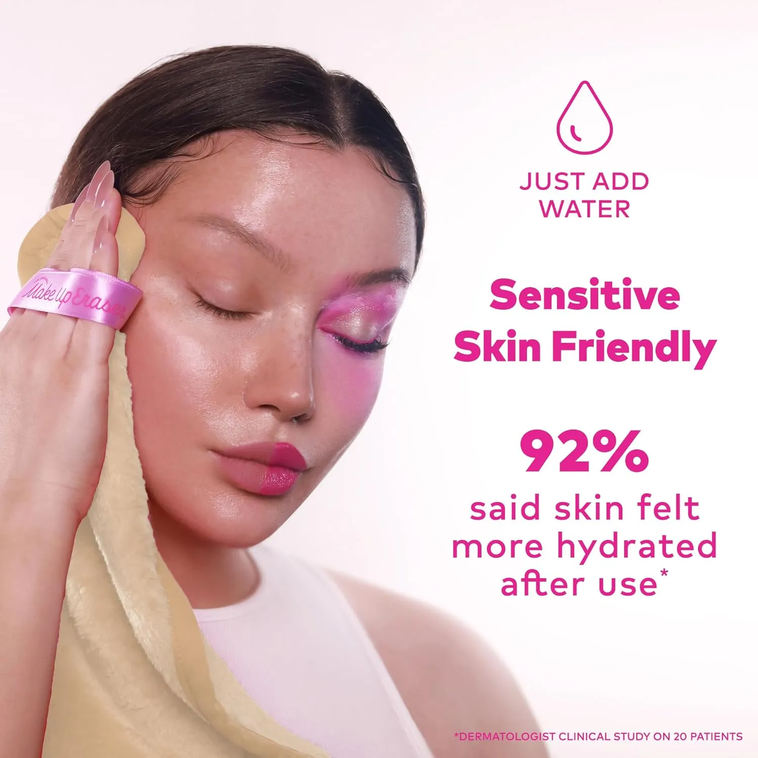 The Original MakeUp Eraser PRO, Effortlessly Remove All Makeup Using Only Water, Including Waterproof Mascara, Eyeliner, Foundation, Lipstick, Sunscreen