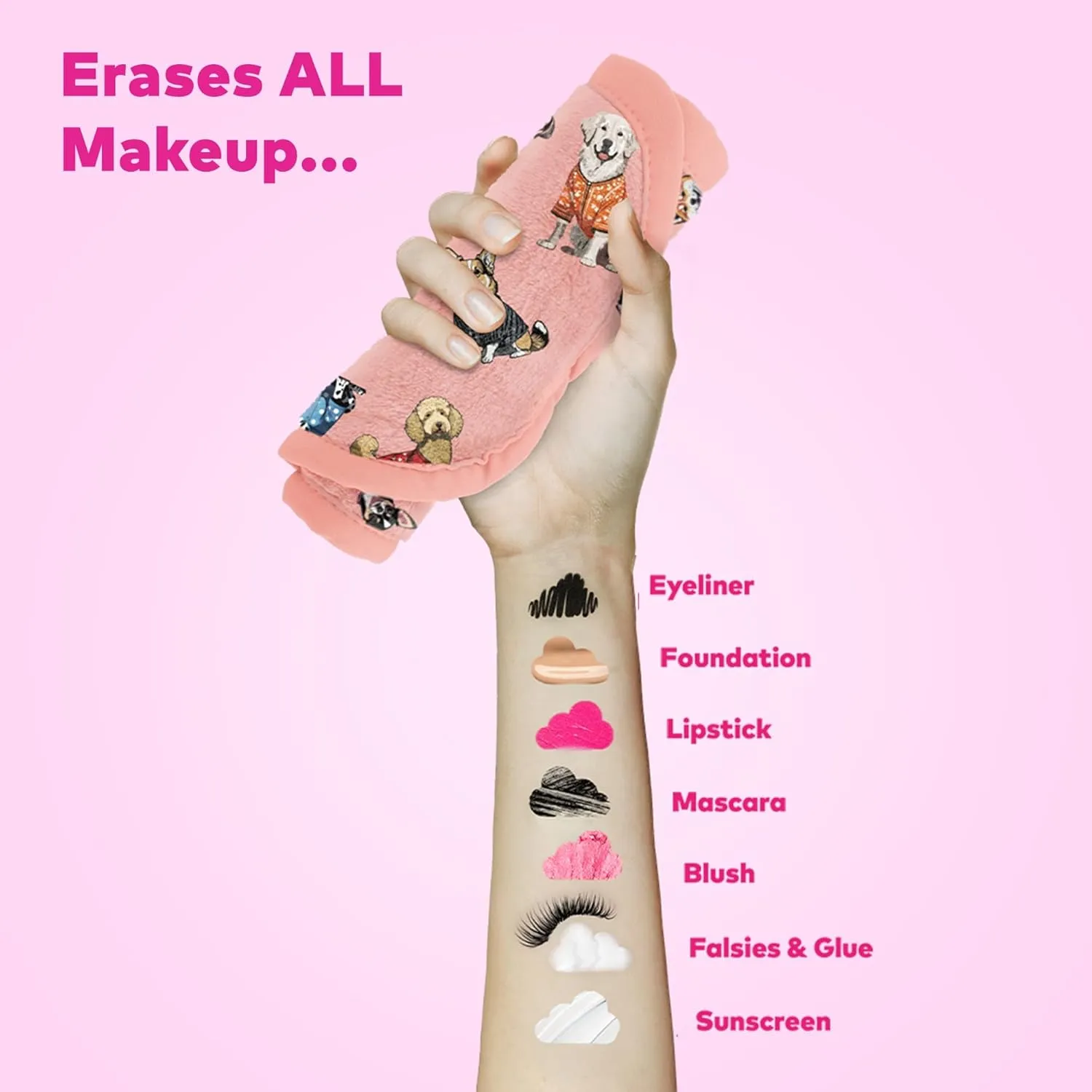 The Original MakeUp Eraser PRO, Effortlessly Remove All Makeup Using Only Water, Including Waterproof Mascara, Eyeliner, Foundation, Lipstick, Sunscreen