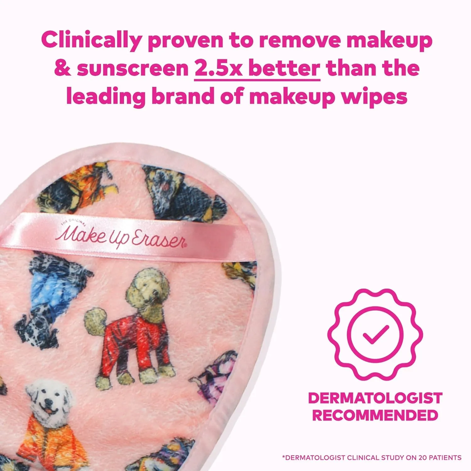 The Original MakeUp Eraser PRO, Effortlessly Remove All Makeup Using Only Water, Including Waterproof Mascara, Eyeliner, Foundation, Lipstick, Sunscreen