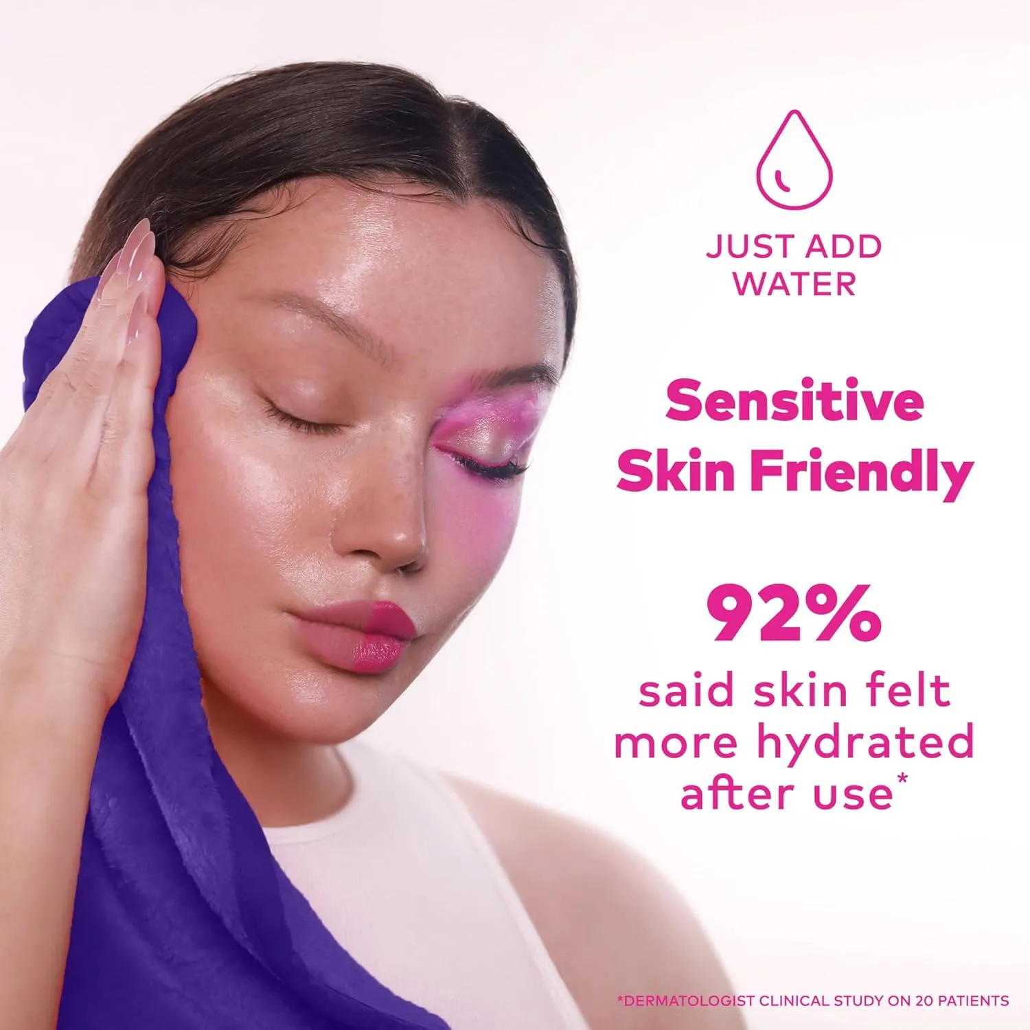 The Original MakeUp Eraser PRO, Effortlessly Remove All Makeup Using Only Water, Including Waterproof Mascara, Eyeliner, Foundation, Lipstick, Sunscreen