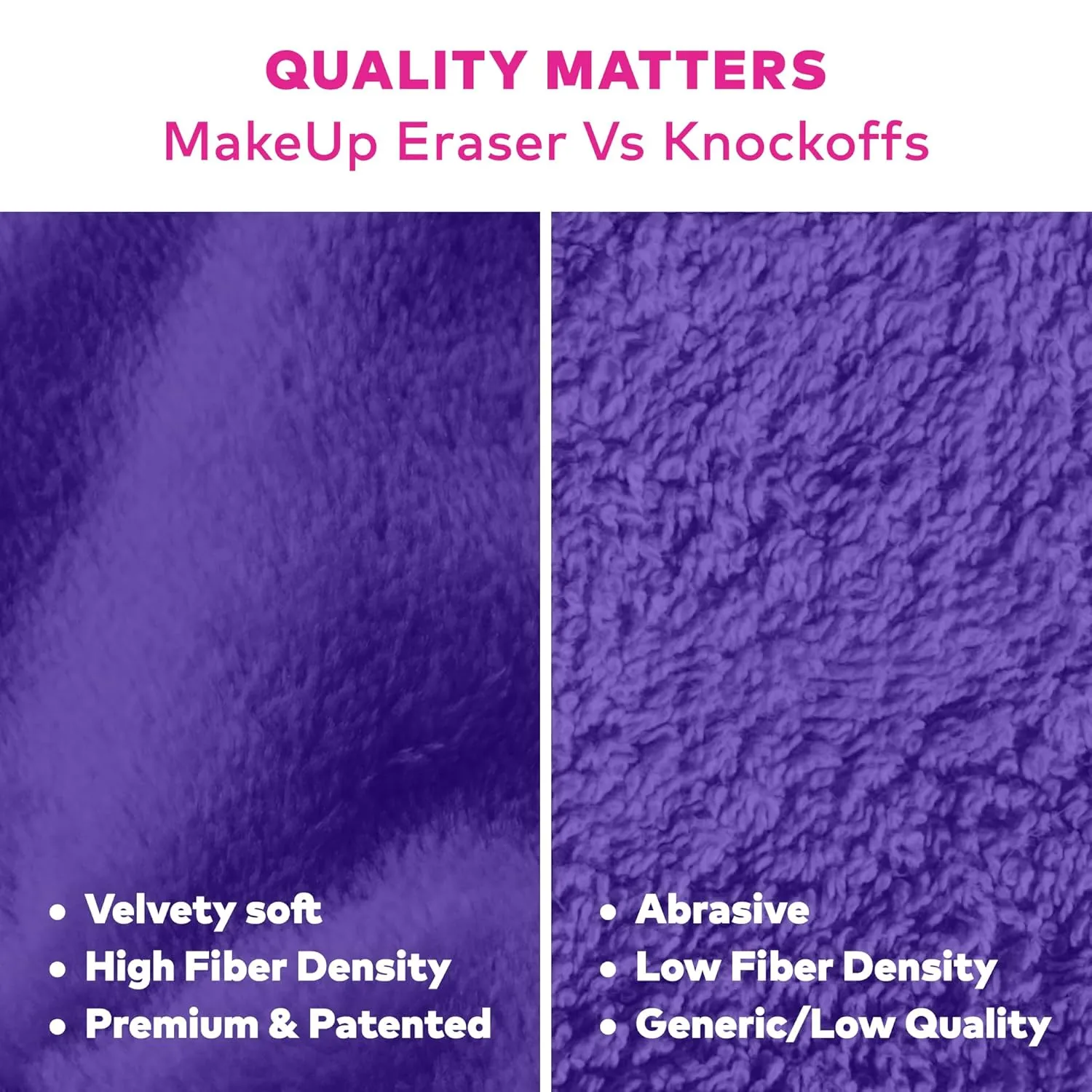 The Original MakeUp Eraser PRO, Effortlessly Remove All Makeup Using Only Water, Including Waterproof Mascara, Eyeliner, Foundation, Lipstick, Sunscreen