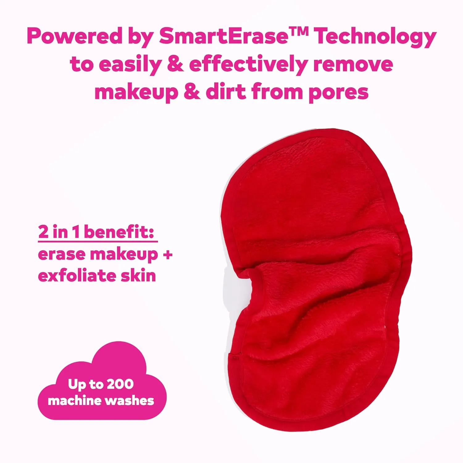 The Original MakeUp Eraser PRO, Effortlessly Remove All Makeup Using Only Water, Including Waterproof Mascara, Eyeliner, Foundation, Lipstick, Sunscreen