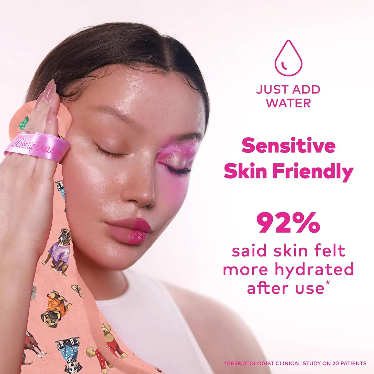 The Original MakeUp Eraser PRO, Effortlessly Remove All Makeup Using Only Water, Including Waterproof Mascara, Eyeliner, Foundation, Lipstick, Sunscreen