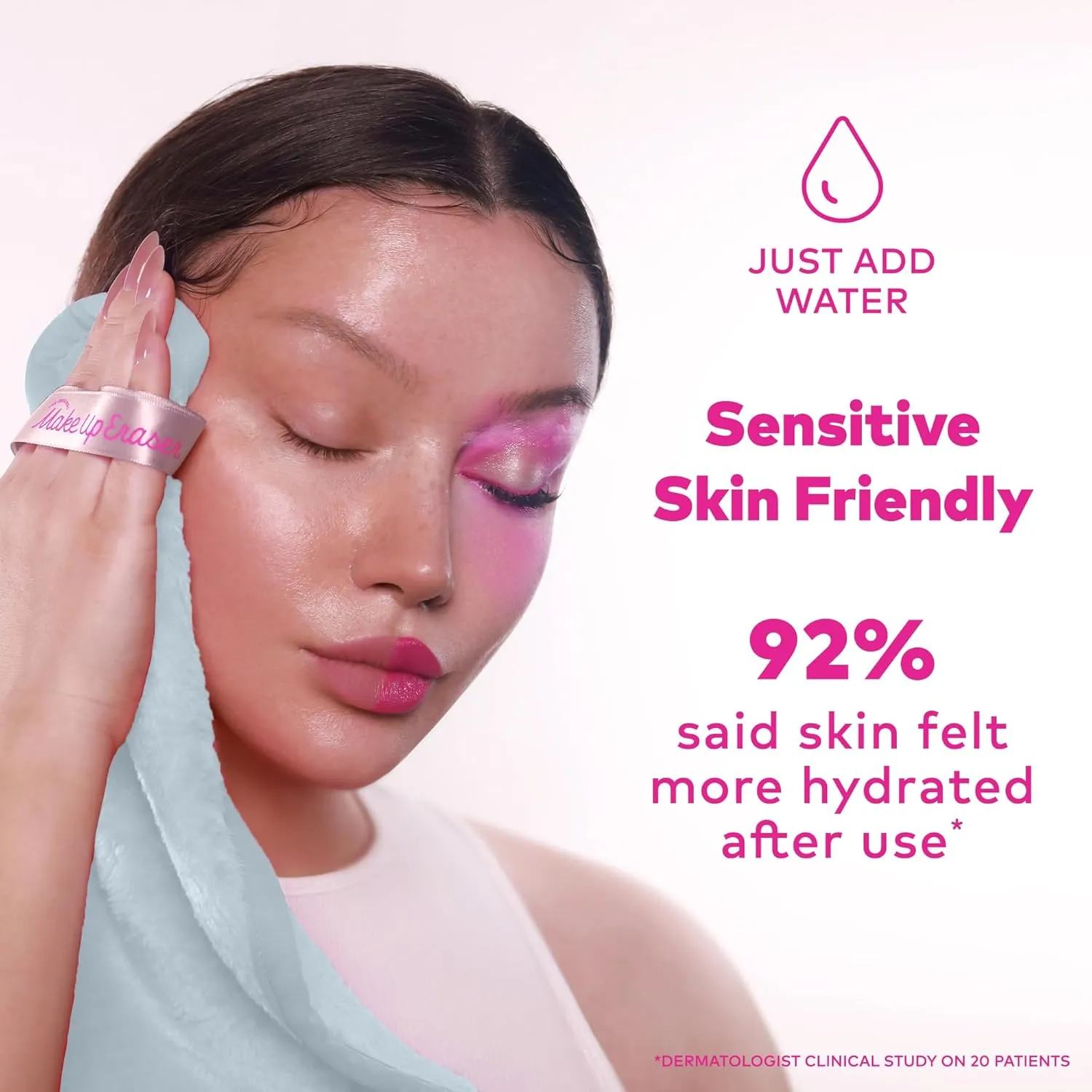 The Original MakeUp Eraser PRO, Effortlessly Remove All Makeup Using Only Water, Including Waterproof Mascara, Eyeliner, Foundation, Lipstick, Sunscreen