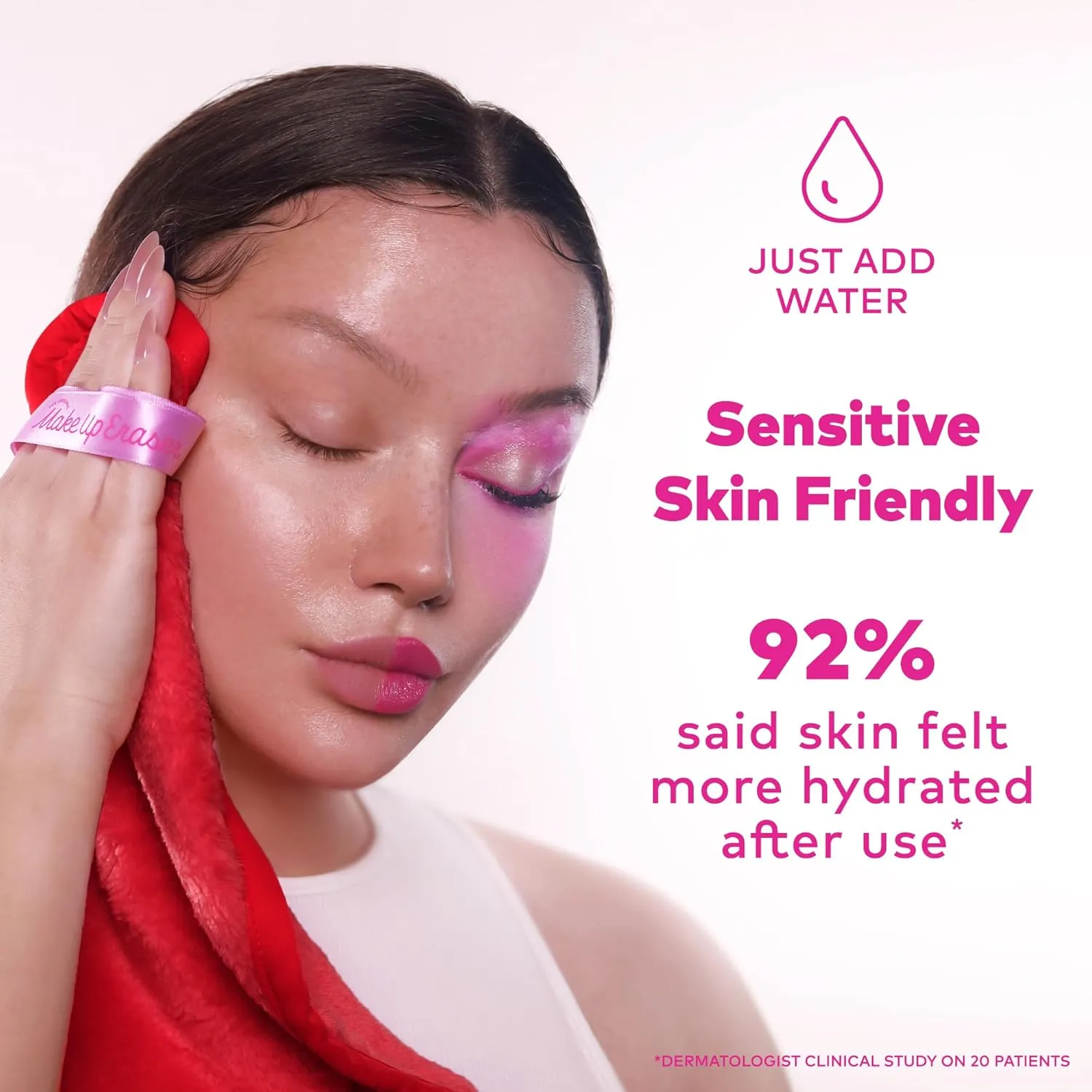 The Original MakeUp Eraser PRO, Effortlessly Remove All Makeup Using Only Water, Including Waterproof Mascara, Eyeliner, Foundation, Lipstick, Sunscreen