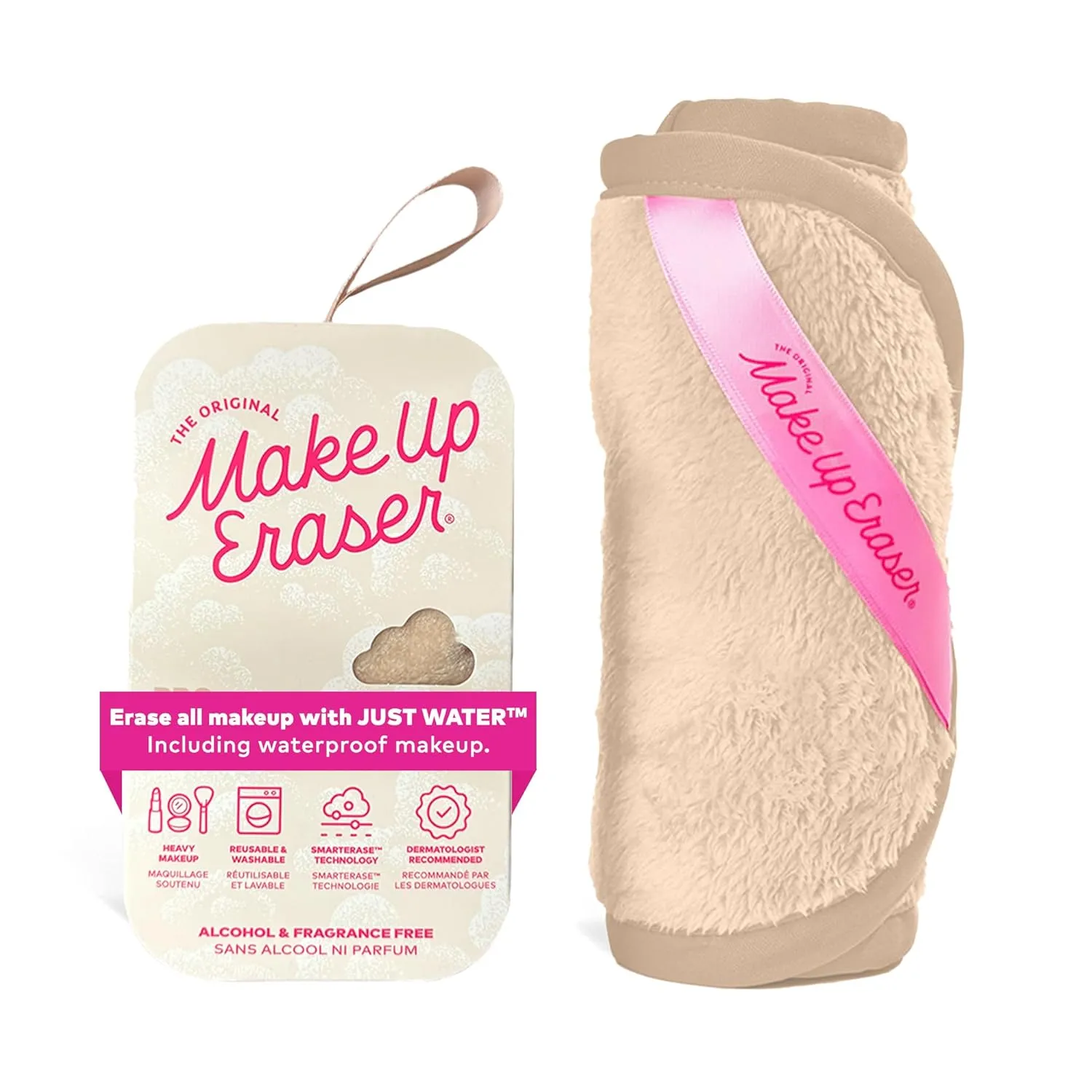 The Original MakeUp Eraser PRO, Effortlessly Remove All Makeup Using Only Water, Including Waterproof Mascara, Eyeliner, Foundation, Lipstick, Sunscreen