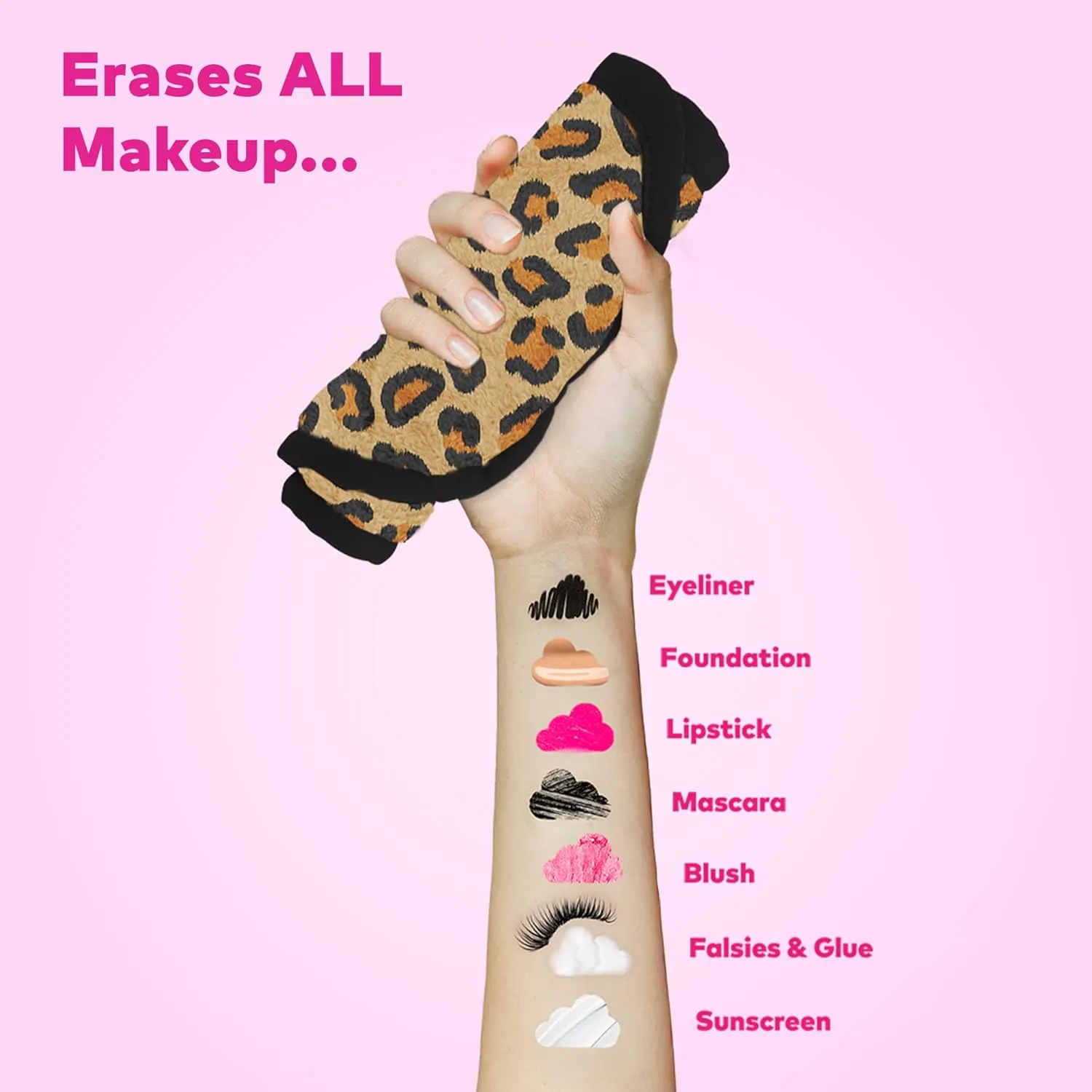 The Original MakeUp Eraser PRO, Effortlessly Remove All Makeup Using Only Water, Including Waterproof Mascara, Eyeliner, Foundation, Lipstick, Sunscreen
