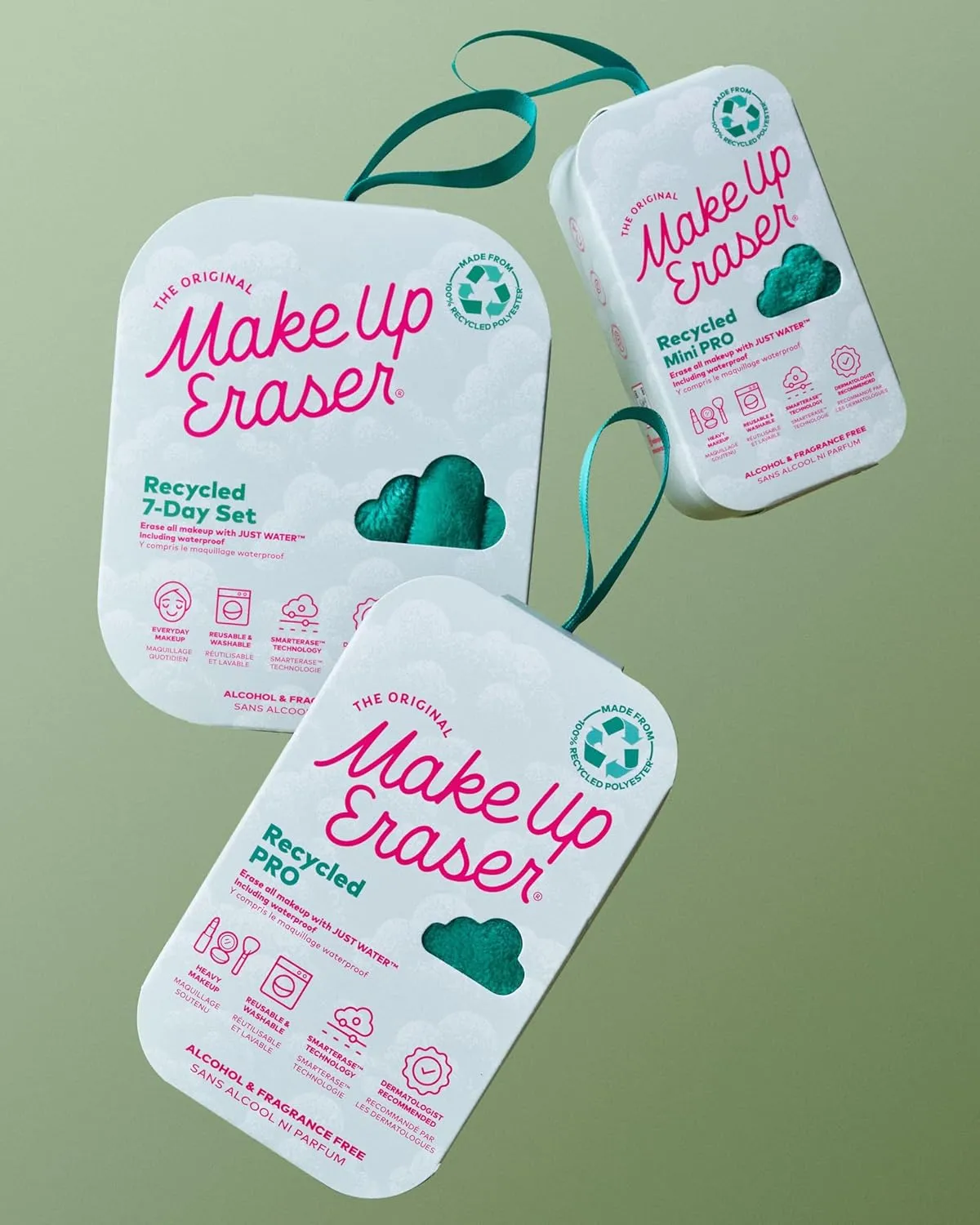 The Original MakeUp Eraser PRO, Effortlessly Remove All Makeup Using Only Water, Including Waterproof Mascara, Eyeliner, Foundation, Lipstick, Sunscreen