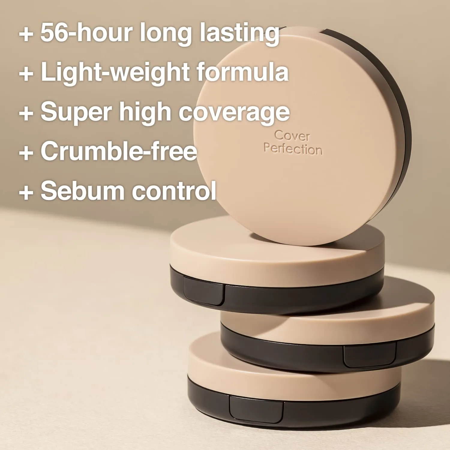 the SAEM Cover Perfection Concealer Cushion With 56 Hours Natural Finish 1.5 Natural Beige - Full Coverage Moisturizing Concealer With 16 Times More Cover Particles - Pore Minimizing Foundation For