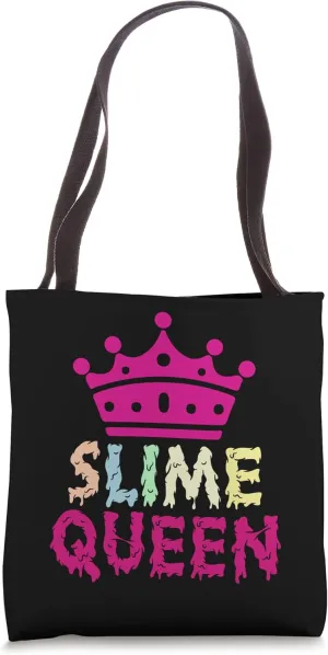 The Slime Queen Slippery Substance Soft Slime Tote Bag