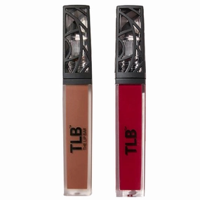 The Lip Bar - Nonstop Liquid Matte Lipstick 2-Pack, Naturalista (Soft Brown)   Rich Auntie (Deep Berry) - High Pigment - One Swipe - Long Lasting - Jojoba Oil & Vitamin E - Vegan - Make Up -.24 fl oz