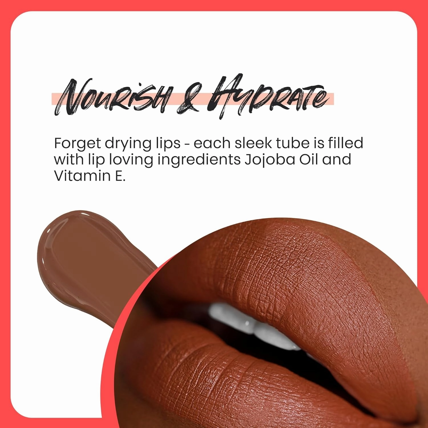 The Lip Bar - Nonstop Liquid Matte Lipstick 2-Pack, Naturalista (Soft Brown)   Rich Auntie (Deep Berry) - High Pigment - One Swipe - Long Lasting - Jojoba Oil & Vitamin E - Vegan - Make Up -.24 fl oz