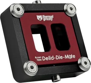 Thermal Grizzly - Delid-Die-Mate - AMD Ryzen 7000 CPU Delid Tool - Processor Heatspreader Removing Tool - Delidding Tool Developed by der8auer - Enhances Cooling