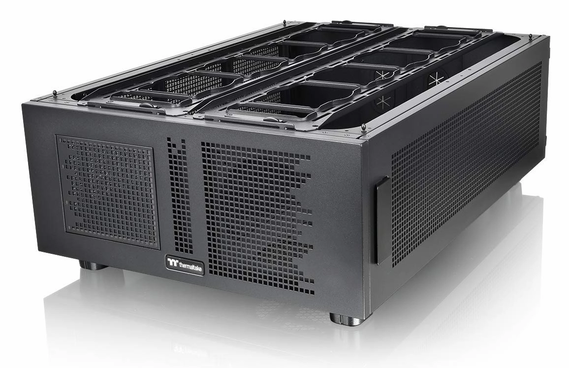 Thermaltake Core P200 Extended Water Cooling Fully Modular/Dismantle Stackable Tt LCS Certified Pedestal CA-1F4-00D1NN-00, Black.