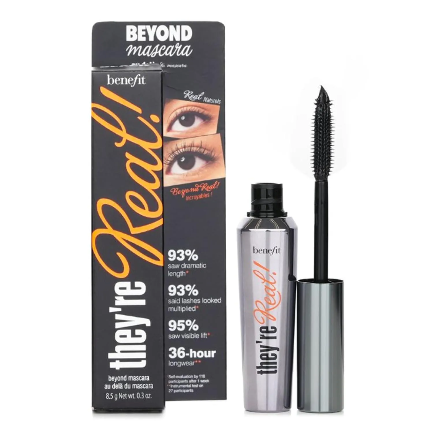 Theyre real! Mascara - Beyond Black by Benefit for Women - 0.3 oz Mascara