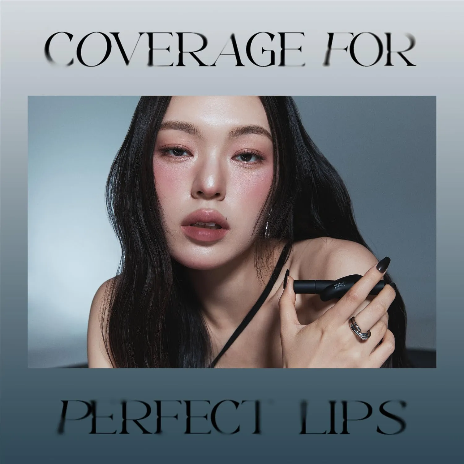 Tie Up Cover Tint - Waterproof & Long Lasting Lip Stain for Women - Korean Base Nude Tint Stick - Kbeauty Matte Gloss - Mood Color Changing (06 COLDISH MAUVE, 0.2 Fl oz)