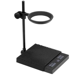 TIMEMORE Black Mirror Duo, Digital Coffee Scale with Dual Weight Display, Detachable Stand with Dripper Ring, 2kg/0.1g, Multifunctional Coffee Scale with Auto-Timer, Black