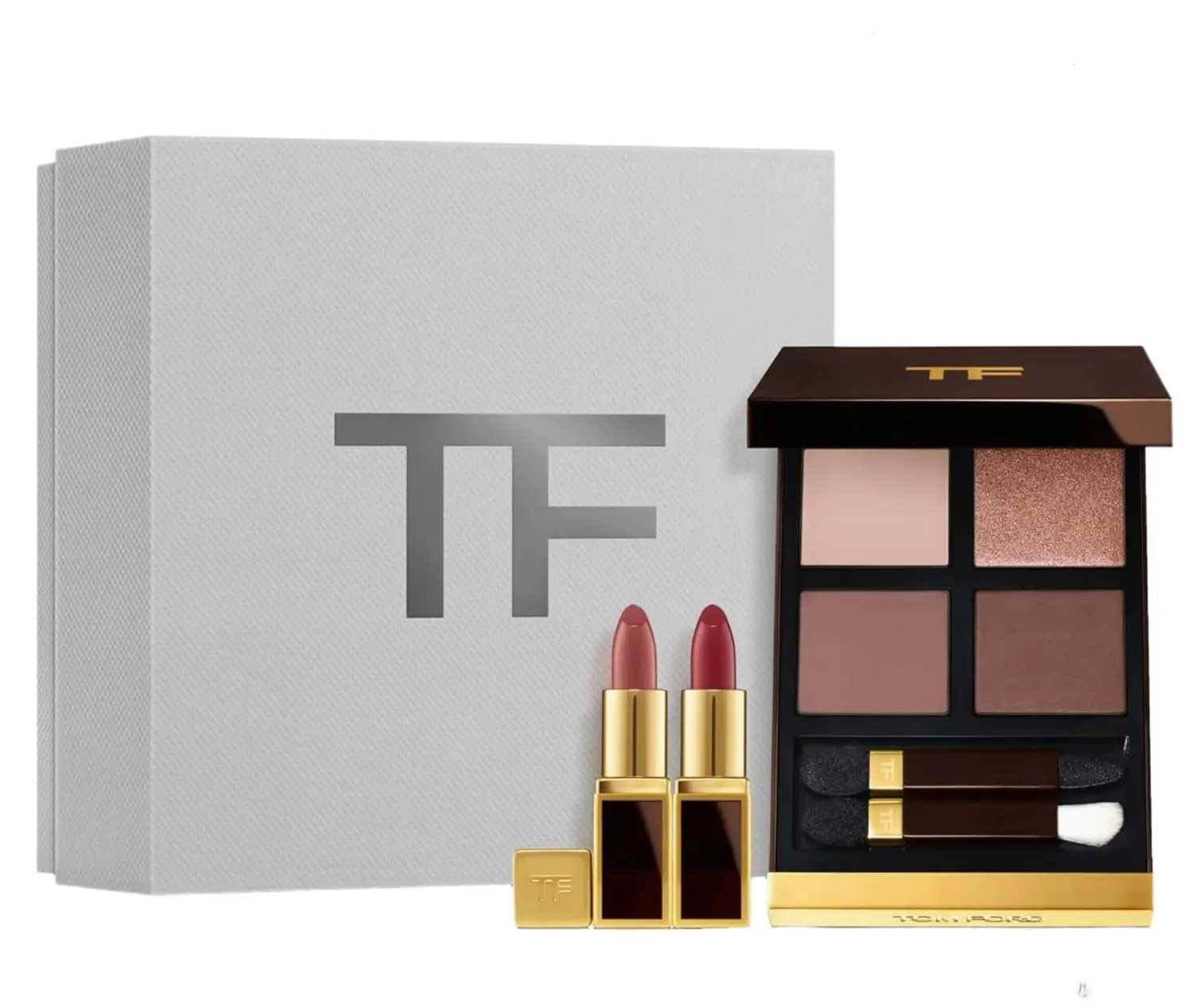 Tom Ford Runway gift Set - Eyeshadow Quad and 2 Mini Lip Colors - New In Box