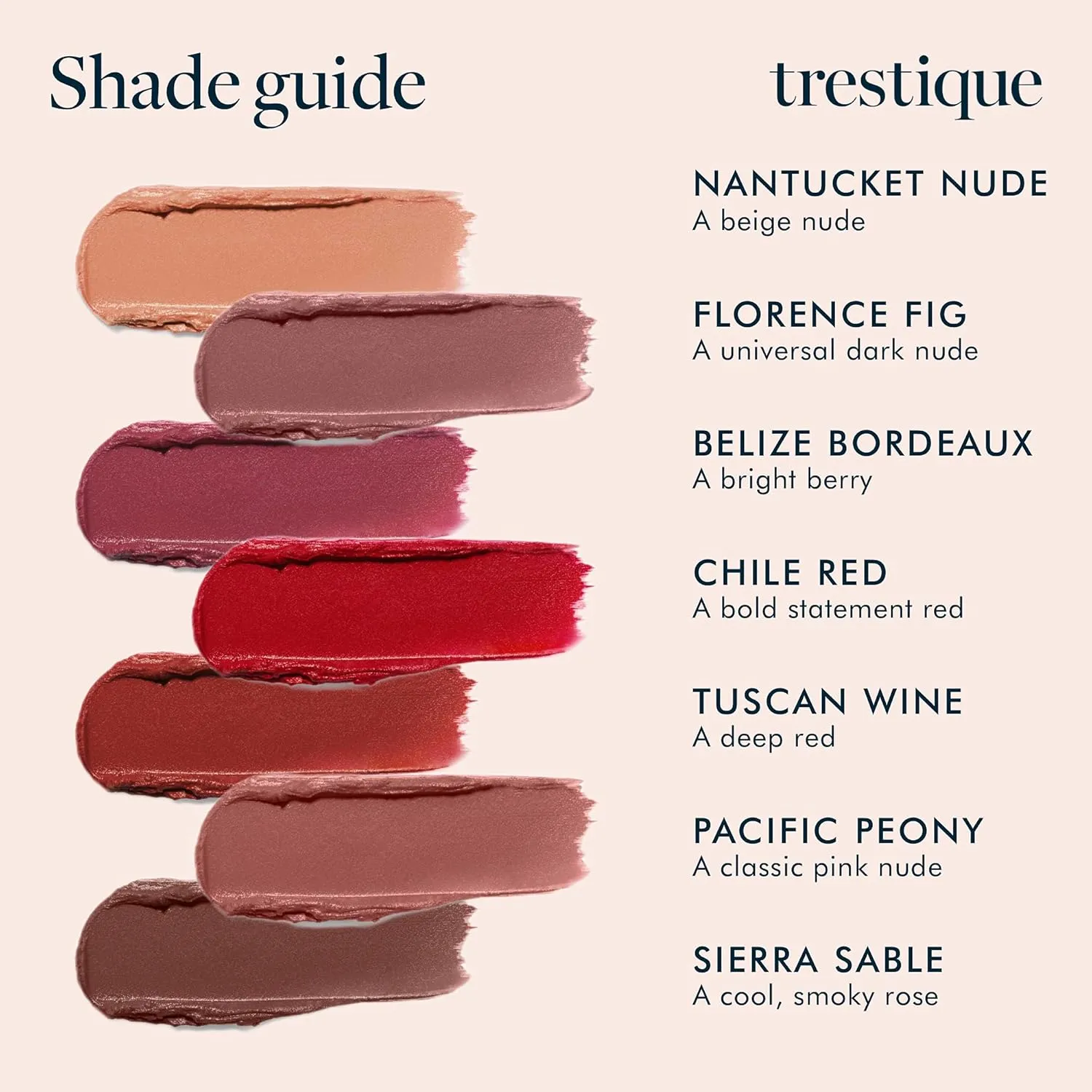 TRE'STIQUE Matte Lip Crayon, Matte Lipstick With Built-in Lip Gloss Balm, 2-in-1 Lip Liner Set With Lip Crayon and Lip Balm, Lipstick and Lip Gloss Kit (Nantucket Nude Refillable)