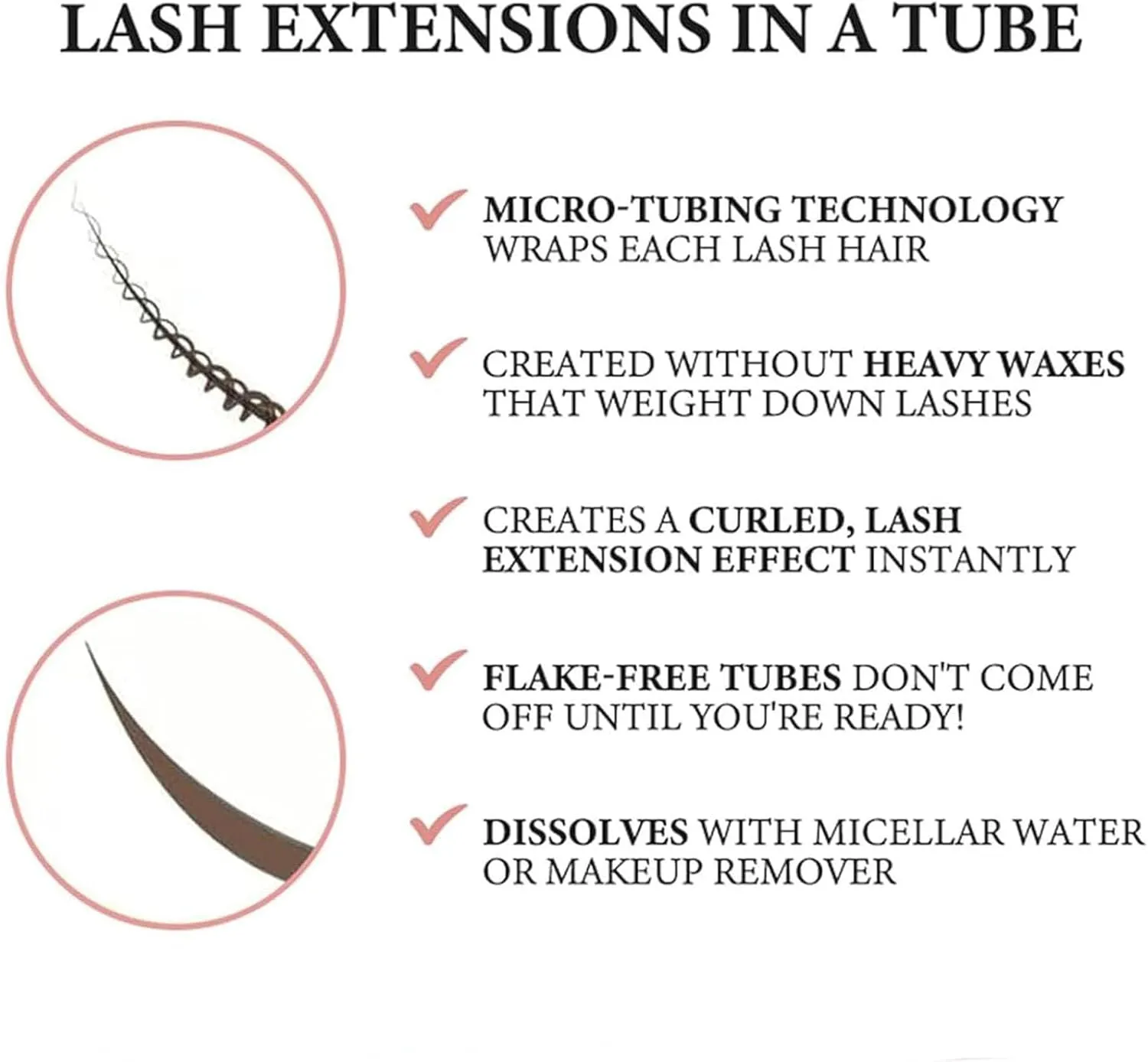 Tubing Mascara Black & Brown Duo for Lash Makeup, Relaxrich Submarine Magic Mascara, Lengthening and Curling Mascara, Hypoallergenic Prime Lash Enhancer