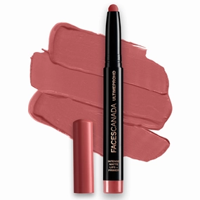 Ultime Pro HD Intense Matte Lipstick   Primer - Tea Rose (Nude) | 9 Hour Long Lasting Lip Color | Lightweight & Smudge Proof Matte Finish | 0.05 Oz/1.4g