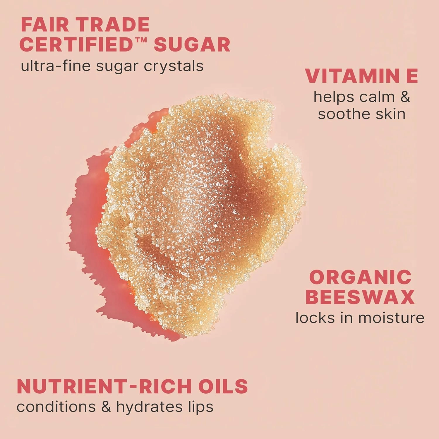 USDA Organic Lip Scrub Berry - USA Made with Natural Ingredients, Moisturizing Scrub Exfoliator for Dry Lips, Lip Sugar Scrubber Exfoliator for Smooth Lips, Small Beauty Gifts