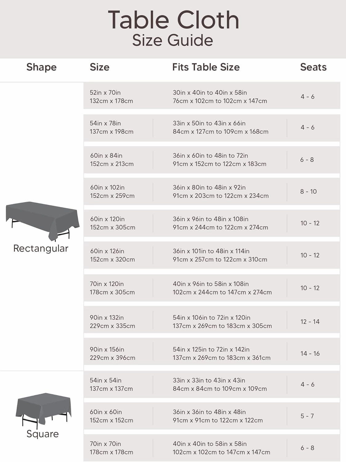 Utopia Kitchen Rectangle Table Cloth 2 Pack [60x102 Inches, Black] Tablecloth Machine Washable Fabric Polyester Table Cover for Dining, Buffet Parties, Picnic, Events, Weddings and Restaurants