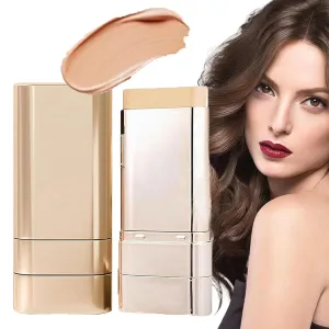 Vivien Foundation Stick, 2 In 1 Vivienbeauty Foundation, Vivien Double Headed Foundations Stick, Foundations Makeup For All Skin Types, Longwear Natural Finish (03, 1pcs)