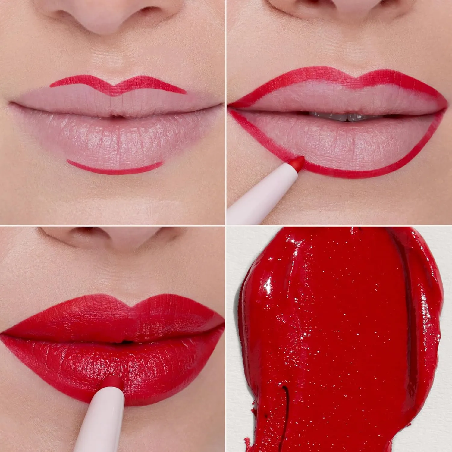 Wander Beauty Lipsetter Dual Cream Lipstick   Lip Liner - Red Over Heels - Ultra-Smooth, Hydrating Lipstick and Red Lip Liner with a Soft Matte Finish - Made with Squalane & Peptides (1 Count)