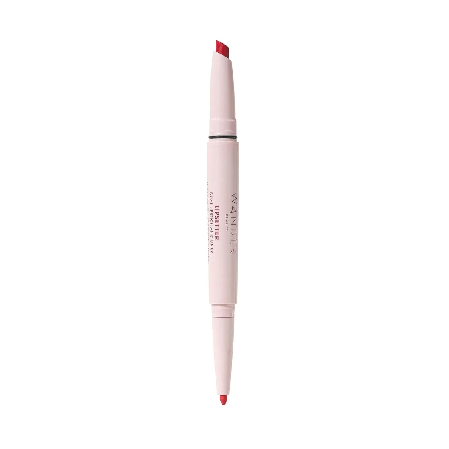 Wander Beauty Lipsetter Dual Cream Lipstick   Lip Liner - Red Over Heels - Ultra-Smooth, Hydrating Lipstick and Red Lip Liner with a Soft Matte Finish - Made with Squalane & Peptides (1 Count)