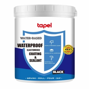 Water-Based Liquid Rubber Waterproof Sealant - Dark Grey 24oz - Professional Grade Roof & Concrete Coating, Indoor/Outdoor Leak Repair, Crack Filler, Weather-Resistant Protection