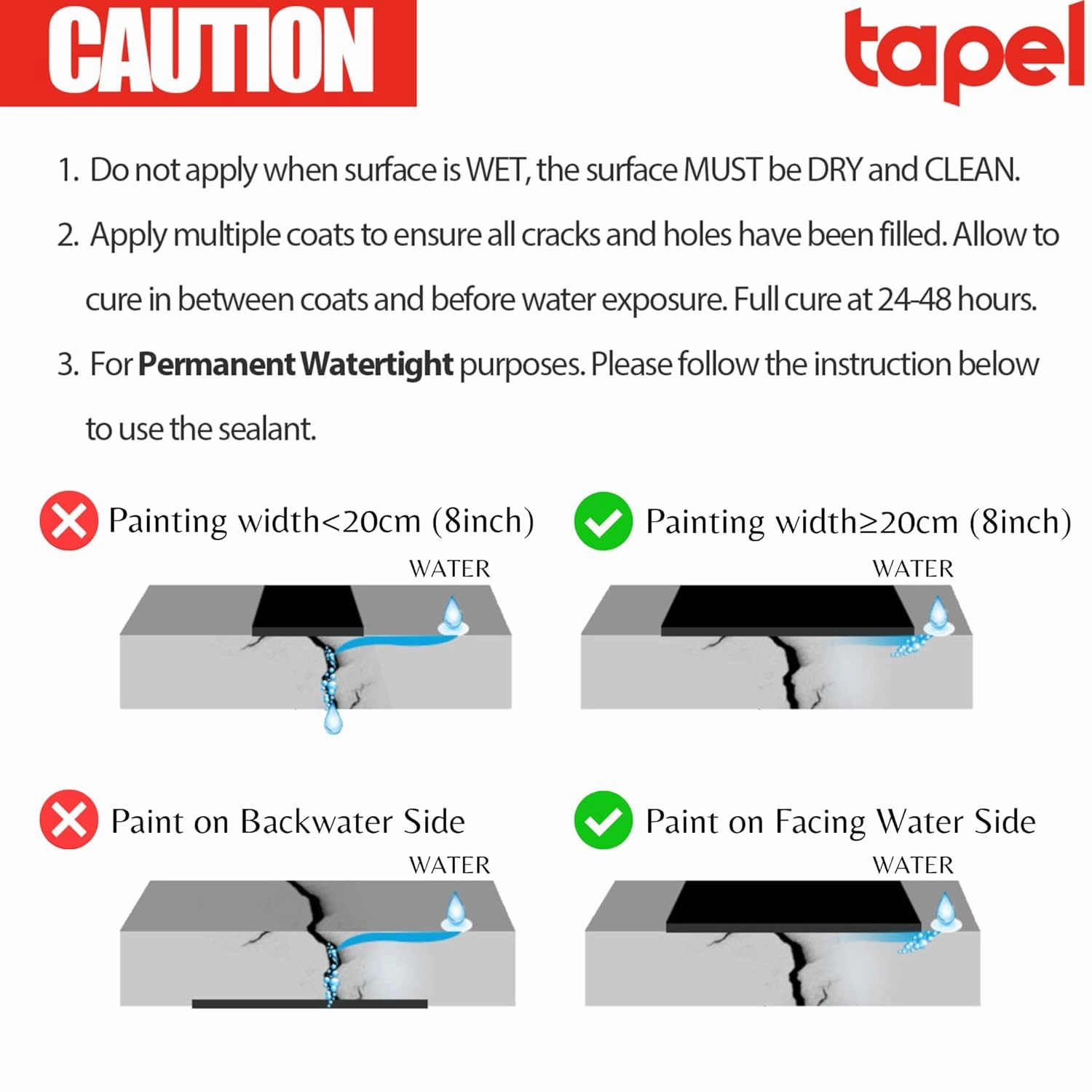 Water-Based Liquid Rubber Waterproof Sealant - Dark Grey 24oz - Professional Grade Roof & Concrete Coating, Indoor/Outdoor Leak Repair, Crack Filler, Weather-Resistant Protection