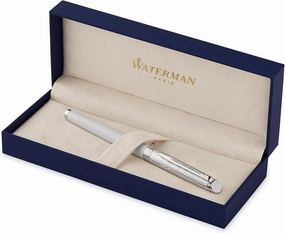Waterman Hemisphere Deluxe White, Rollerball Pen with Fine Black refill (S0921290)