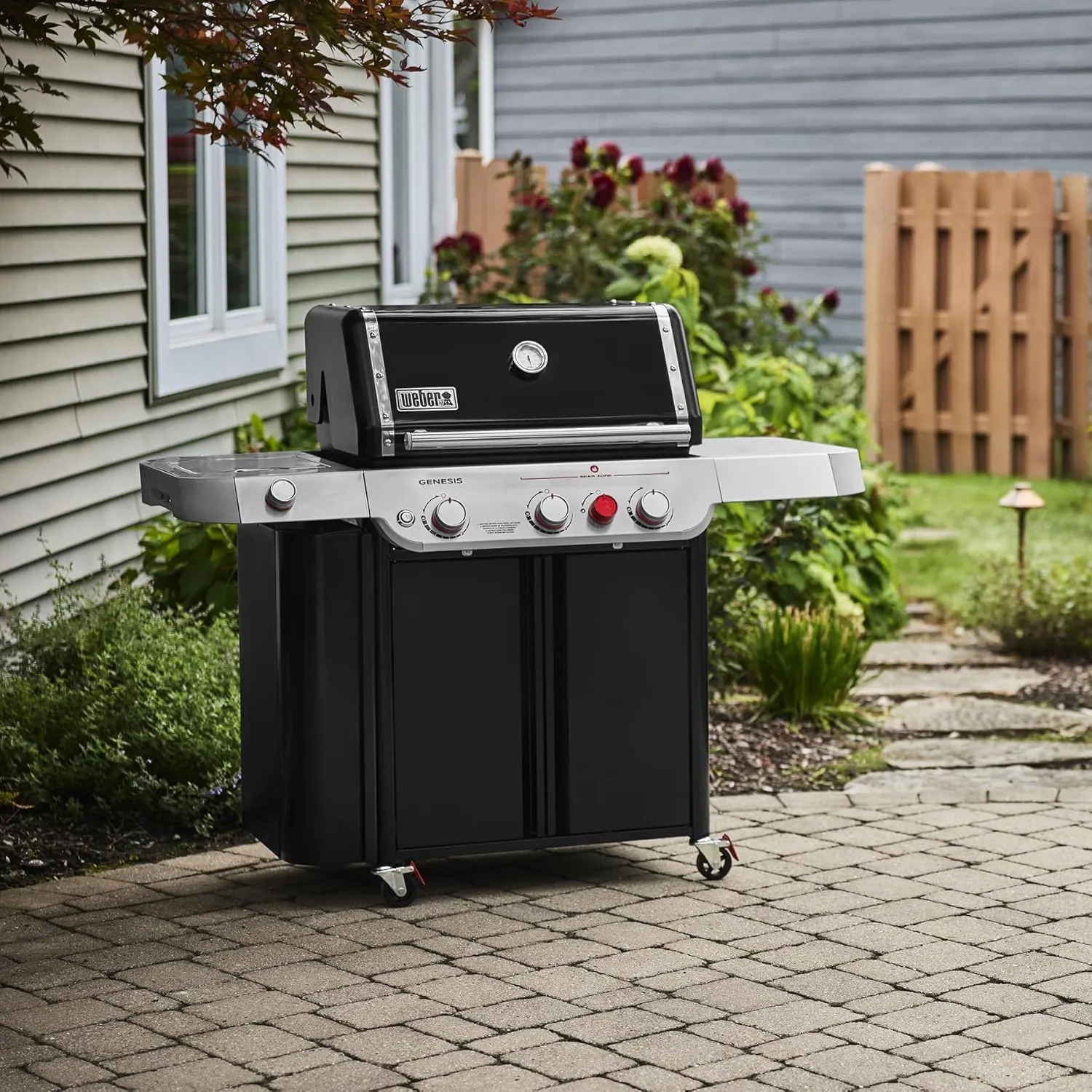 Weber Genesis E-335 Liquid Propane Gas Grill, Black
